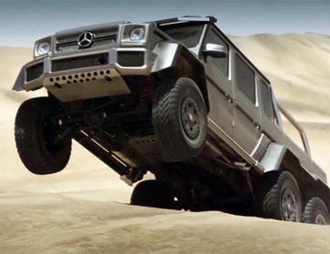 مرسيدس تكشف عن سيارة الدفع الرباعية  G63 AMG 6×6